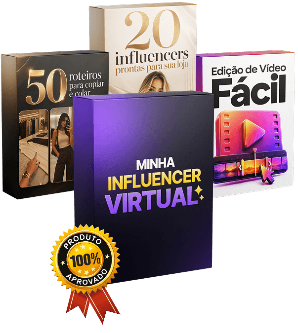 Todos os produtos inclusos no Minha Influencer Virtual