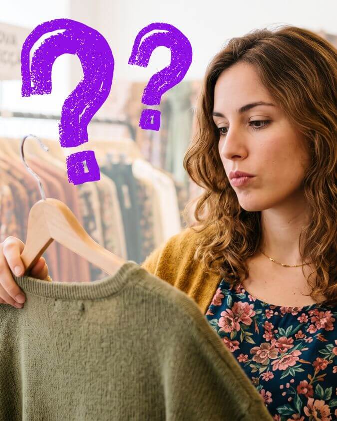 Lojista em dúvida sobre o que gravar